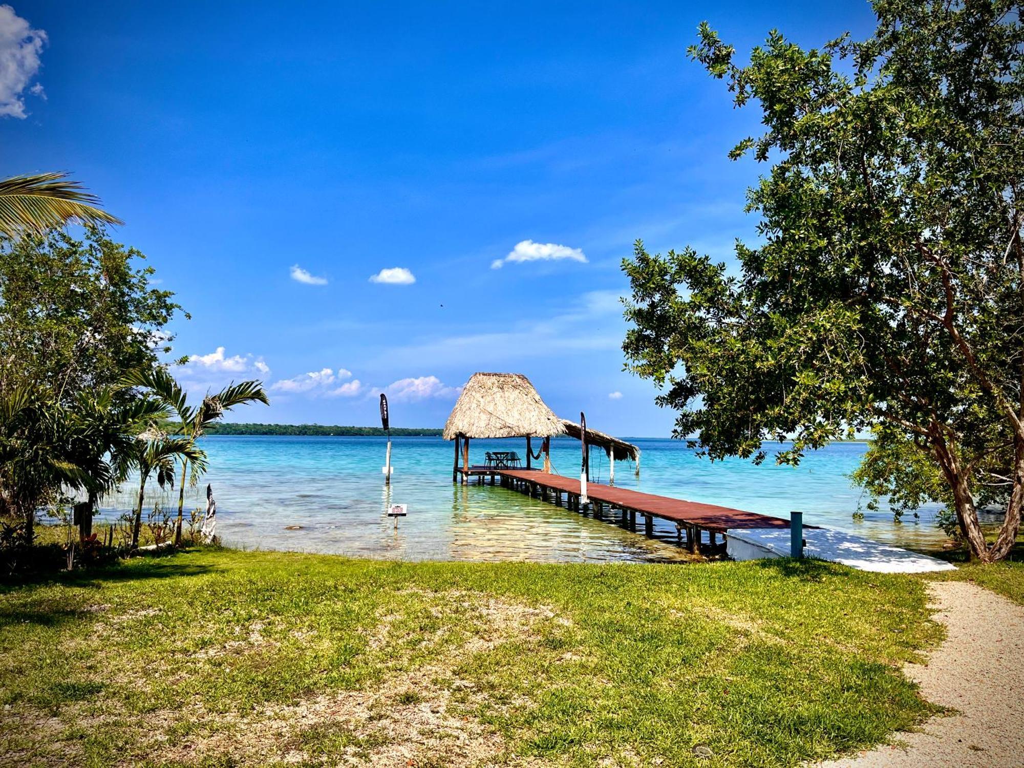 Cabana Con Muelle Privado En La Laguna De บากาลาร์ ภายนอก รูปภาพ