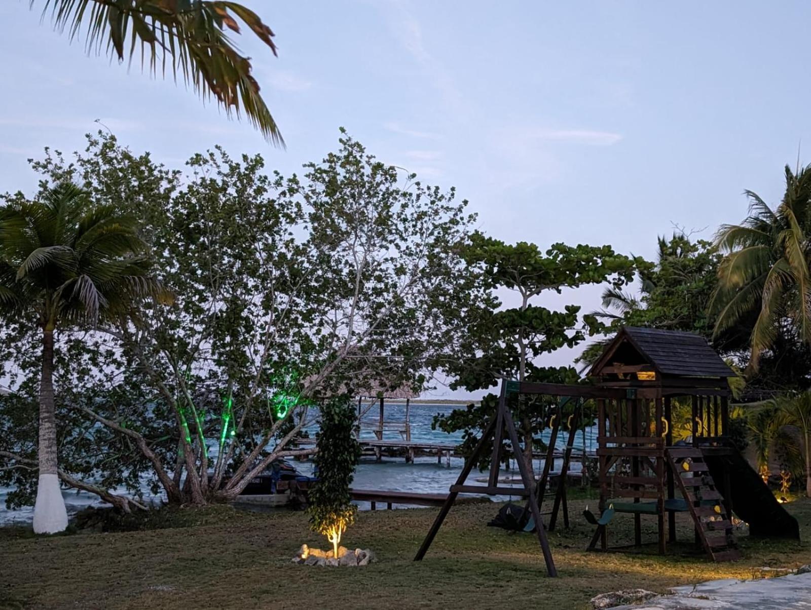 Cabana Con Muelle Privado En La Laguna De บากาลาร์ ภายนอก รูปภาพ