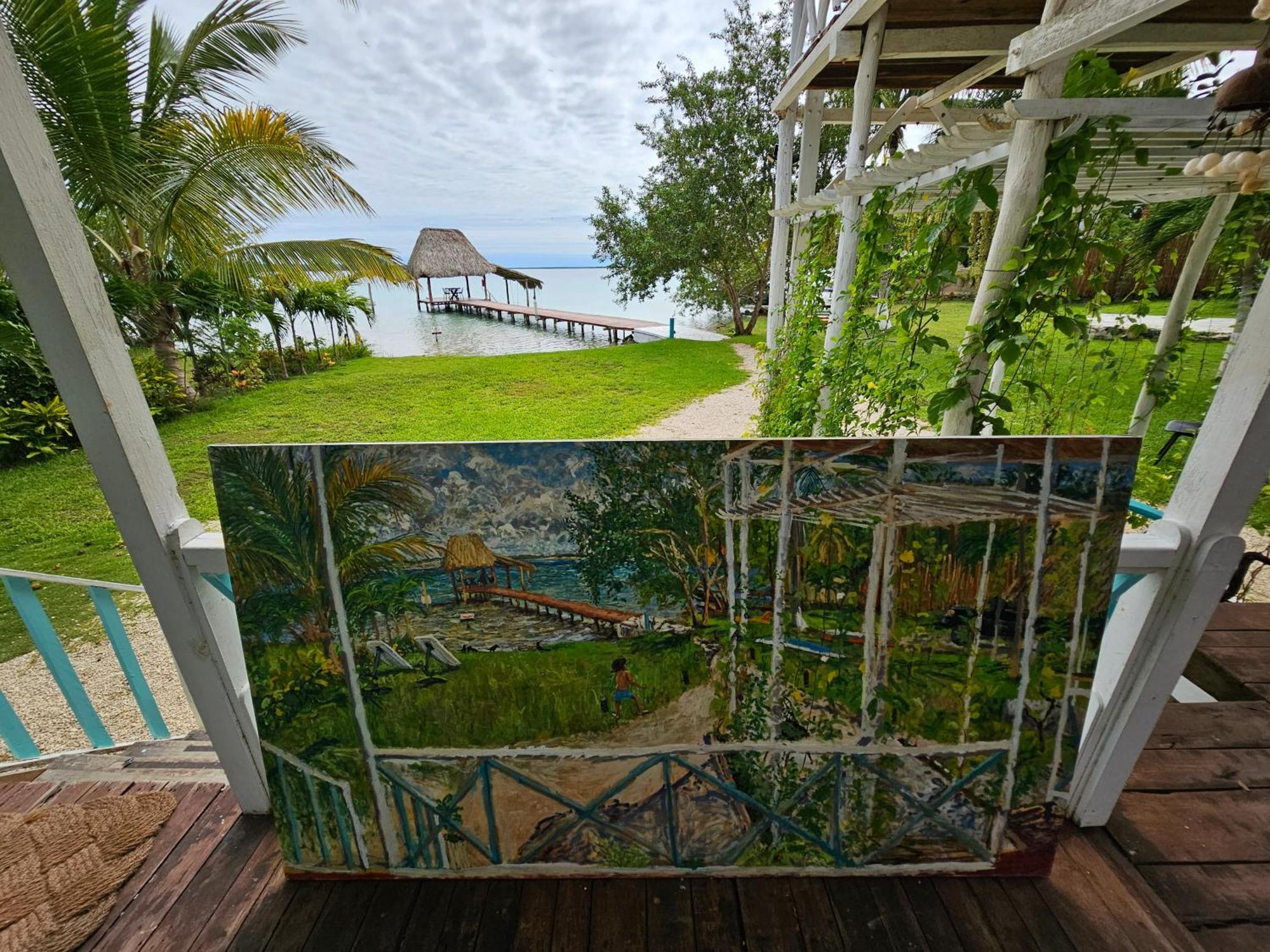 Cabana Con Muelle Privado En La Laguna De บากาลาร์ ภายนอก รูปภาพ